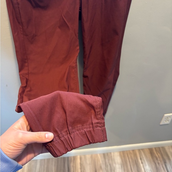 Prana Maroon Drawstring Waist Pants - Picture 4 of 7